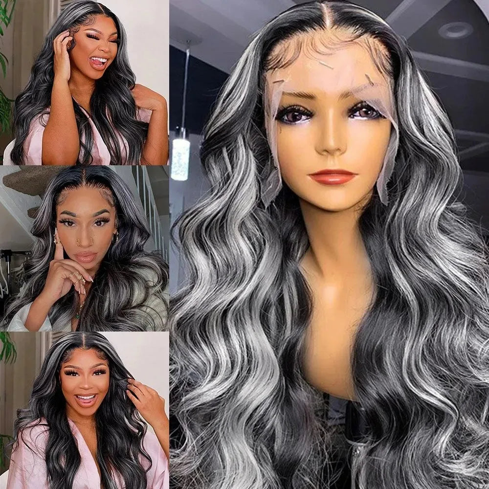 Navy Blue Light Pink Deep Wave Lace Front Wigs Free Part Long Curl Wavy Heat Fiber Synthetic Wig Makeup Cosplay Black Women Use