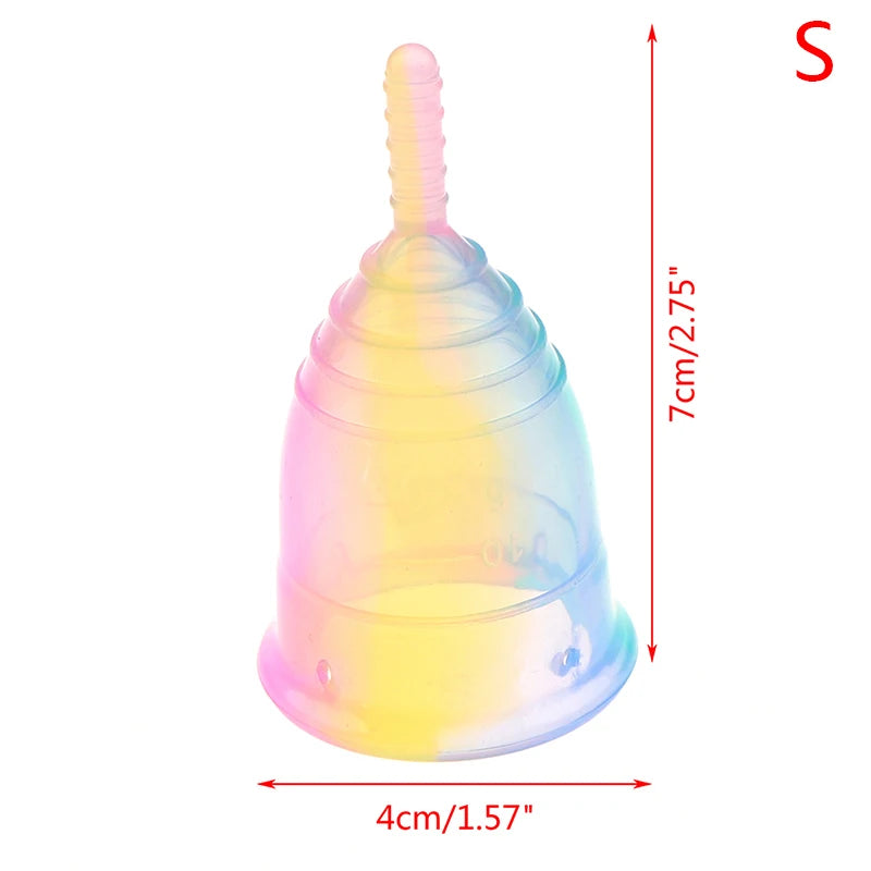 Portable Menstrual Cup Medical Silicone Leak-proof Lady Women Menstrual Period Cup With Storage Case Feminine Hygiene Product