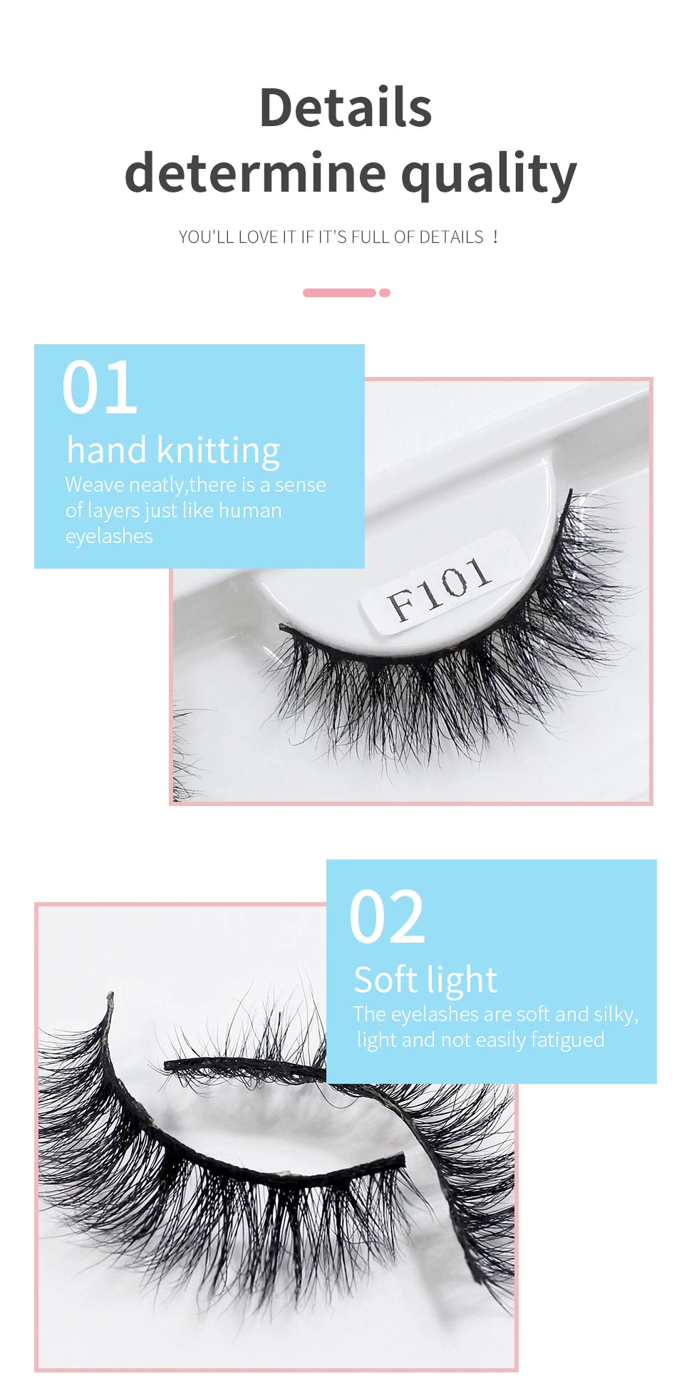 Natural Mink Lashes High Quality Fashion Classic Soft Full Strip Lashes Makeup 12mm Short Mink Eyelashes
