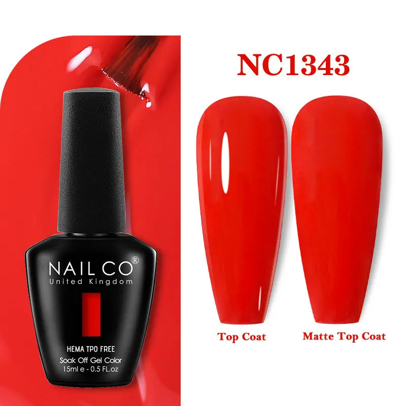 NAILCO 15ml TPO-Free Nail Gel Polish Vernis Semi Permanent Nails Art Manicure Design Hybrid Remover Gel Top Coat Ongle Gel UV