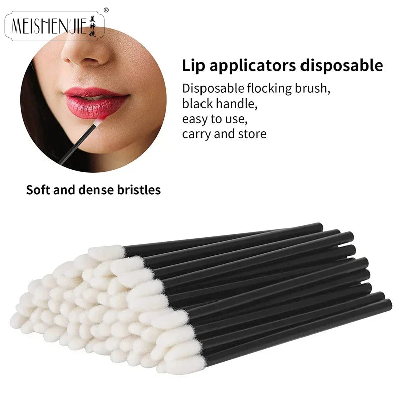 50/1000pcs Lip Brushes Applicators Eyelashes Brush Lipstick Brush Lip Gloss Applicator Wands Makeup Beauty Tool