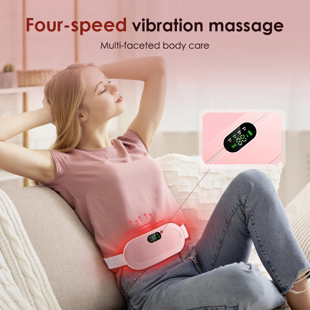 Menstrual Heating Pad Smart Warm Palace Belt for Relieving Waist Pain During Menstruation Heating Abdominal Waist Massage Tools