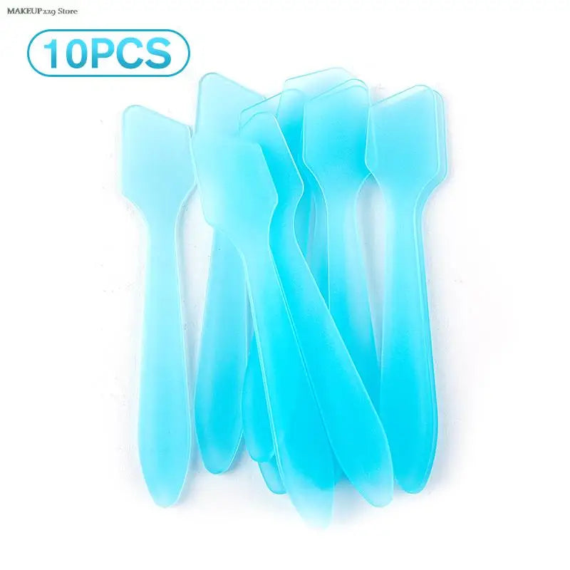 10Pcs Mini Cosmetic Spatulas Scoop Face Cream Makeup Mask Mixed Spoon Beauty DIY Tools Eye Facial Makeup Applicator Sticks