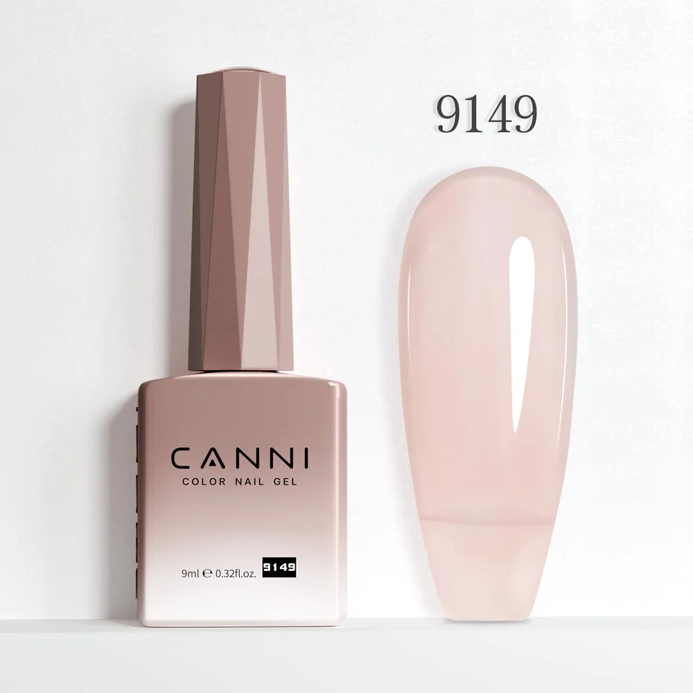 CANNI Christmas Color Gel Polish 9ml Hema Free TPO Free Nail Gel Polish Winter Colors Semi Permanent Gel Super Texture Brush
