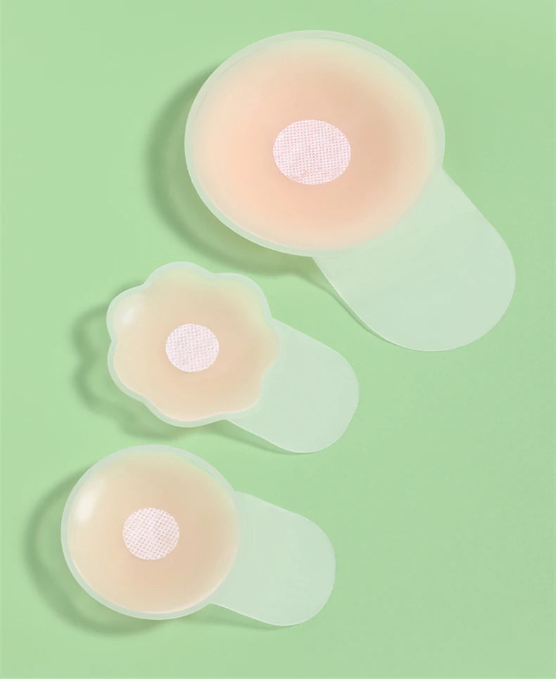 Wholesale Women Lift Up Invisible Reusable Self Adhesive Silicone Breast Lift Tape Nipple Cover Chest Paste Party Dress Bras