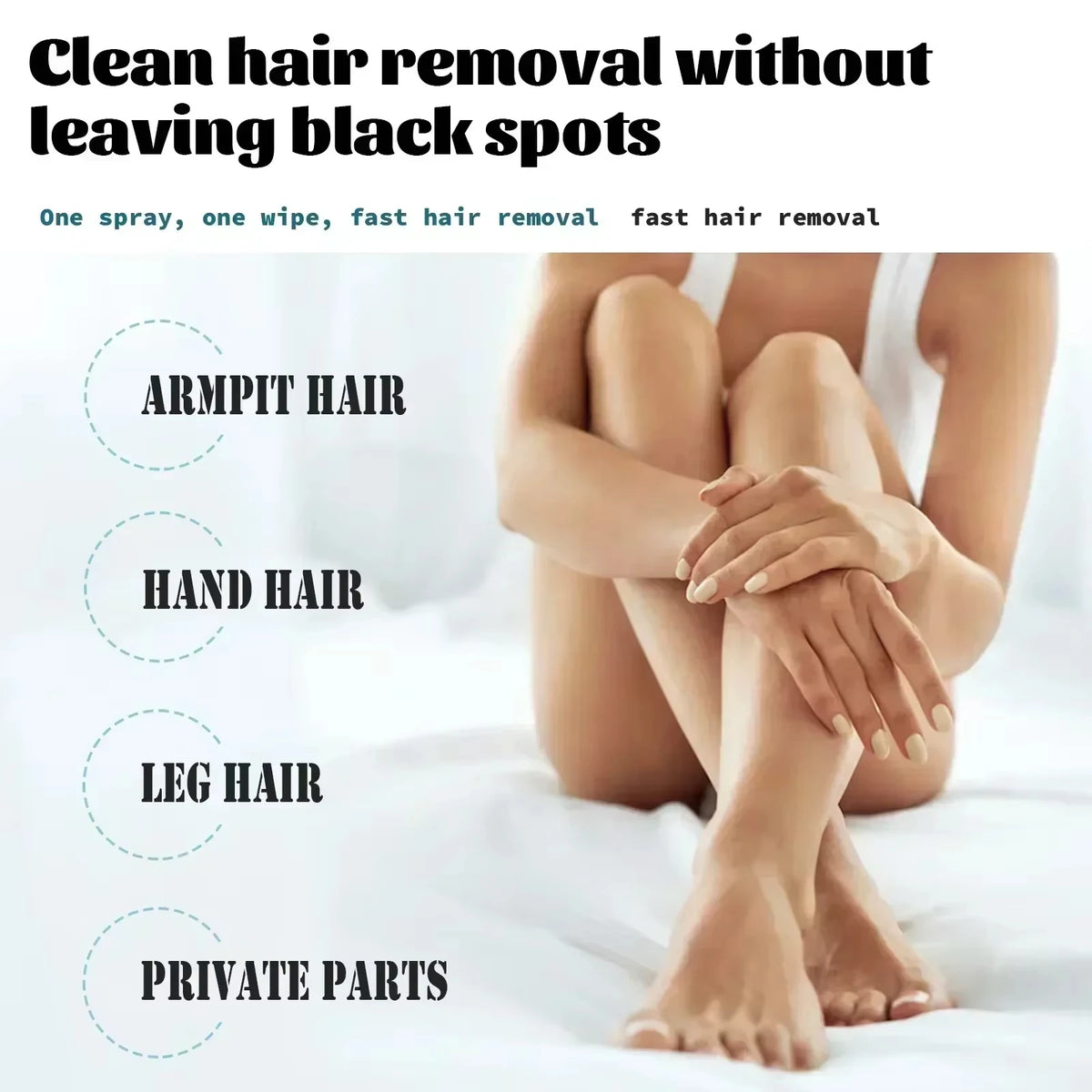 Hair Inhibition Serum Spray Painless Permanent Depilatory Cream Slow Hair Regrowth Full Body Private Parts Silky Skin Care