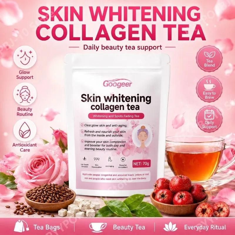 Rose Herbal Suppplement with Hawthorn Cassia Seed Poria Daily Beauty Wellness Blend 70g 14 Bags