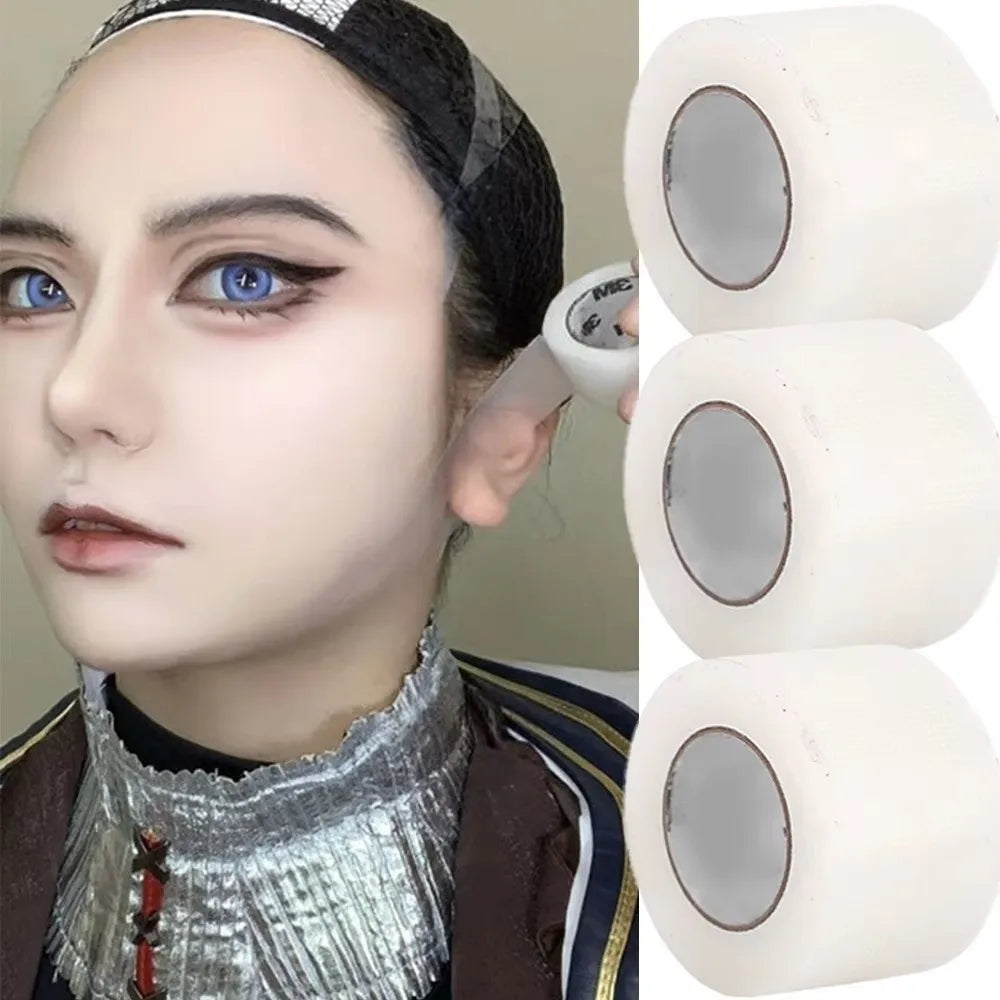 New 8M/Roll PE Facial Tape Professional Lift Wrinkles Doulble Eyelid Tape Transparent Breathable Cosplay Makeup Tape