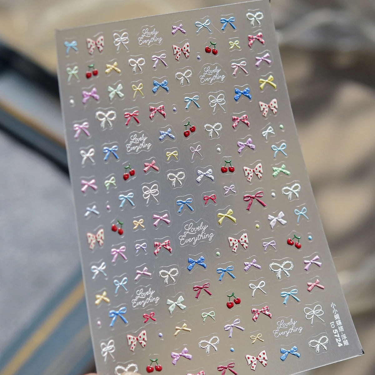Glitter Red Hat Snowman Heart Snowflake Candy Cane Xmas 5D Nail Decals Winter Christmas Self-adhesive Nail Art Sticker Manicure