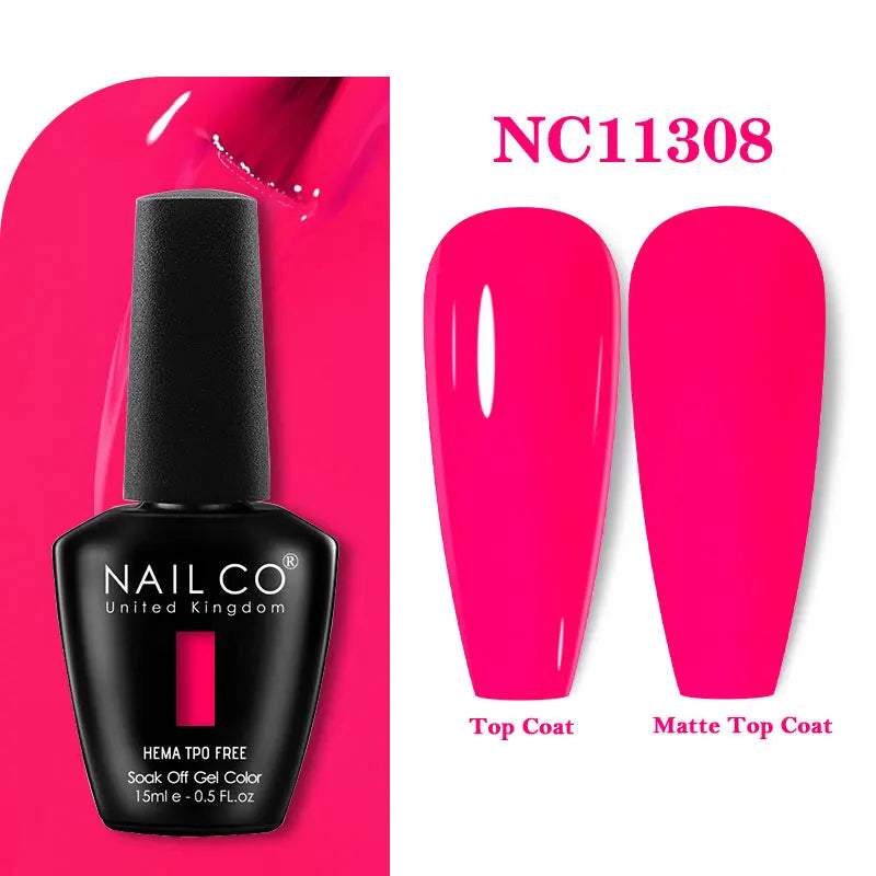 NAILCO 15ml TPO-Free Nail Gel Polish Vernis Semi Permanent Nails Art Manicure Design Hybrid Remover Gel Top Coat Ongle Gel UV