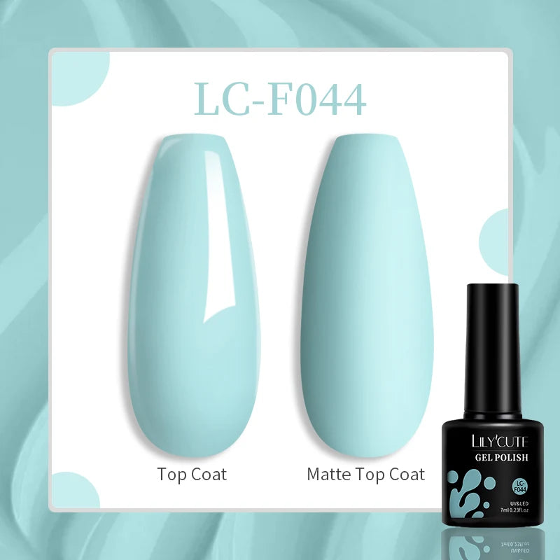 LILYCUTE 7ML Quick Extension Nail Gel Vernis Semi Permanent Acrylic Crystal White Clear Nude Gel Nail Polish UV Construction Gel