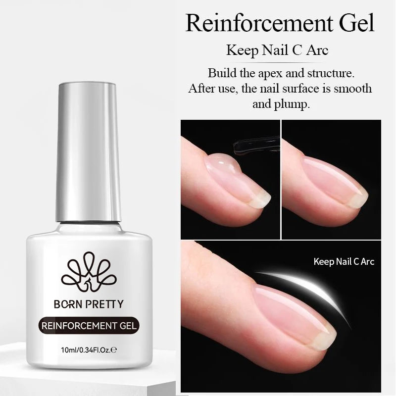 BORN PRETTY Water Light Cat Magnetic Gel Nail Polish Nude Milk White Jelly Color Semi Permanent Soak Off UV LED Gel Varnish DIY