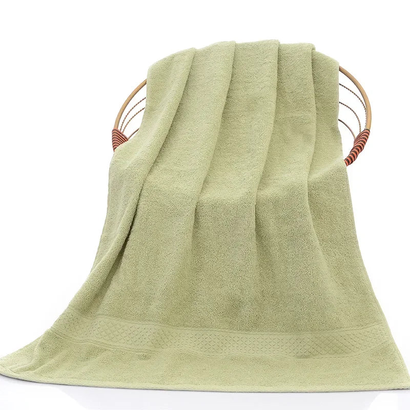 Thicken 100% Cotton Face Towel Absorbent Pure Hand Wash Hair Shower Microfiber Towel Bathroom Family Hotel