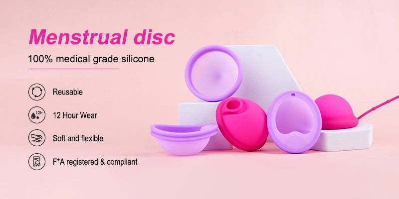 Period Menstrual Bowls For Menstruation Antispill Medical Grade Menstrual Cups Medical Silicone Women's Menstrual Collector