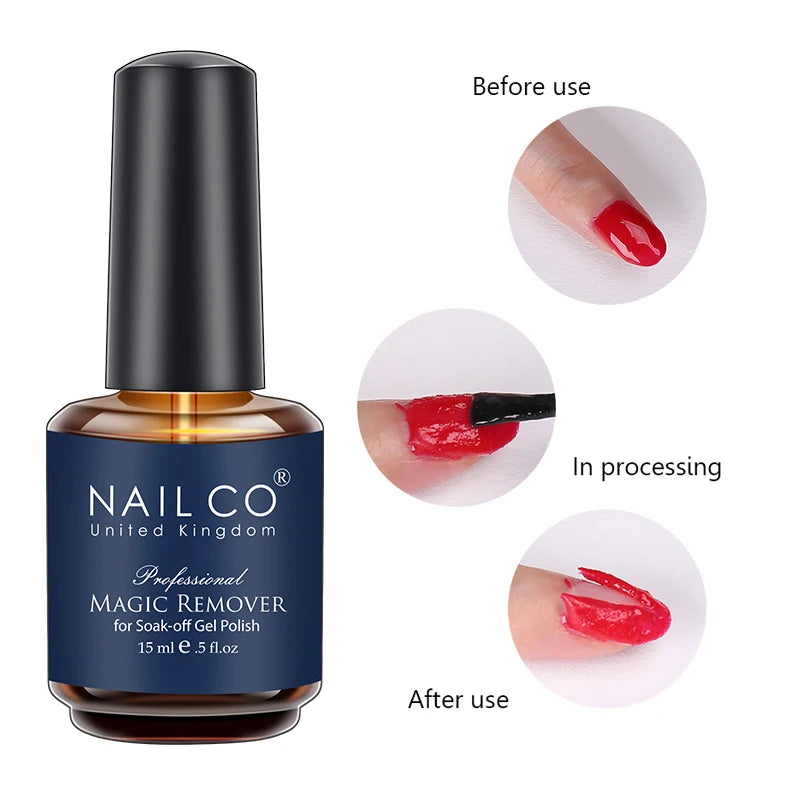 NAILCO 15ml TPO-Free Nail Gel Polish Vernis Semi Permanent Nails Art Manicure Design Hybrid Remover Gel Top Coat Ongle Gel UV