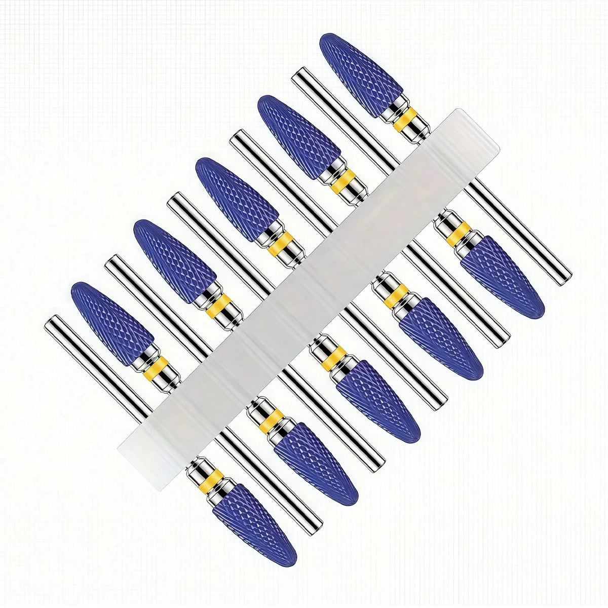 10pcs Ceramic Nail Buffering Heads for Perfect Nail Finish Professional Grade Ceramic Material for Smooth And Shiny Nails