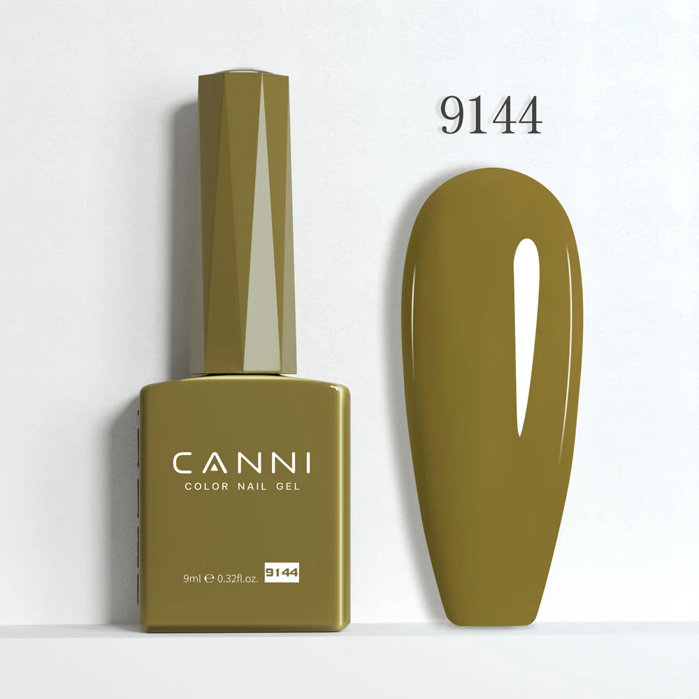 CANNI Hema Free Nail Gel Polish Christmas Red Color Collection Semi Permanent Nail Dehydrator Primer 9ml French Gorgeous Color