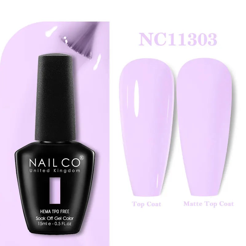 NAILCO 15ml TPO-Free Nail Gel Polish Vernis Semi Permanent Nails Art Manicure Design Hybrid Remover Gel Top Coat Ongle Gel UV