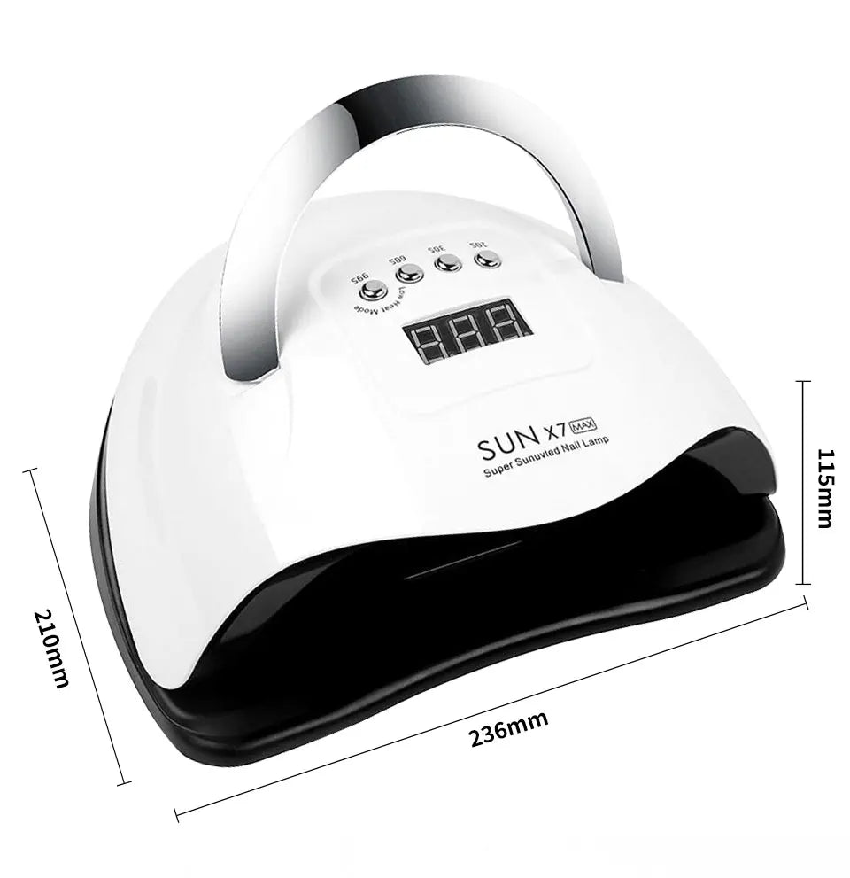 UV LED Nail Lamp,Gel Nail Dryer with Auto Sensor 57 LED Fast Curing Smart Polish Dryer for Gel Nails Professional Manicure Tool