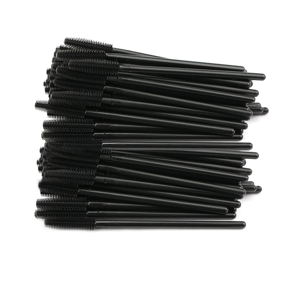 25/50pcs Eyelash Brush Silicone Gel Mascara Wands Applicator Eyelashes Spoolies Brushes For Lash Extension Eyebrows Accessories