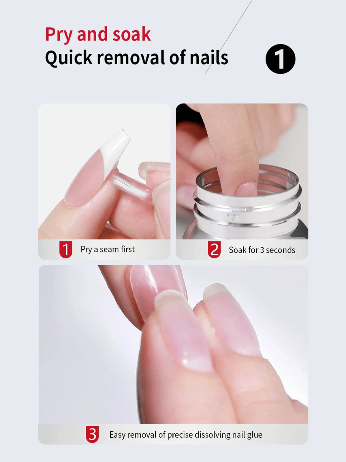 80ml Magic Fast Nail Gel Polish Remover Clean UV Soak Off Semi Permanent Varnish Nail Art Removal Tools Manicure