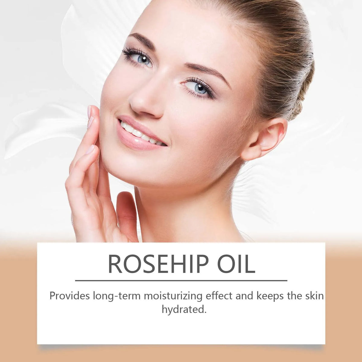 Moisturizing Squalane Rosehip Face Oil Lifting Firming Fade Fine Lines Smoothing Nourishing Skin Rejuvenation Facial Care Oil