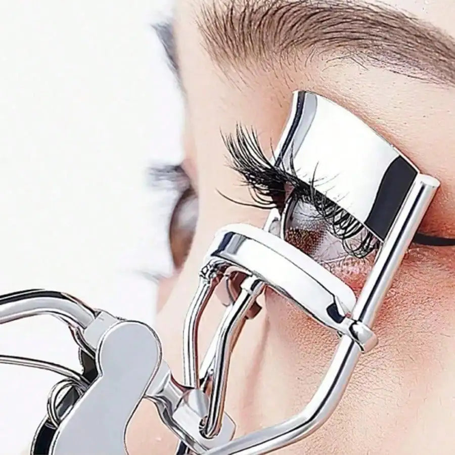 Rhinestone Decor Sunflower Eyelash Curler, Long-Lasting Curl Lash Tool, Fashion Portable Makeup Accessory