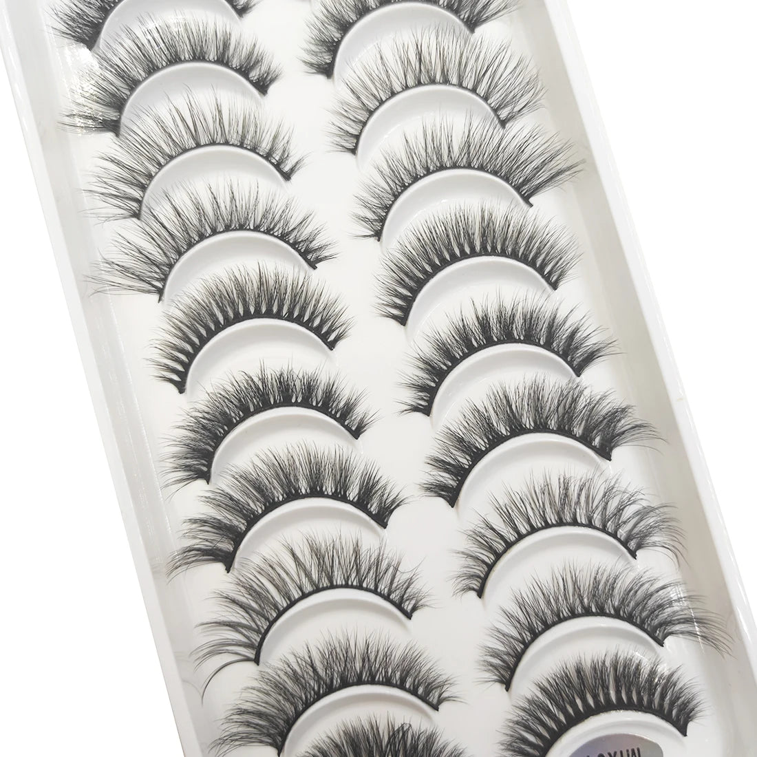 20 Style 10 Pairs Natural 3d Mink Lashes Soft False Eyelashes Cross Messy Dense Eye Lashes Extension Makeup Faux Cils Maquillaje
