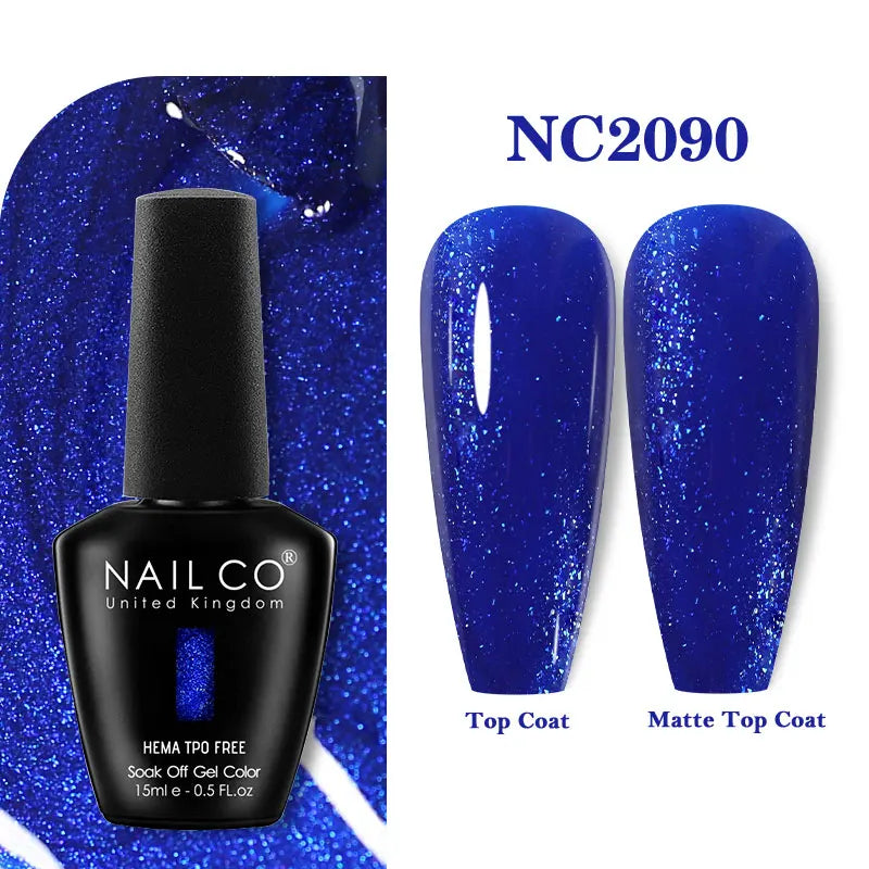 NAILCO 15ml TPO-Free Nail Gel Polish Vernis Semi Permanent Nails Art Manicure Design Hybrid Remover Gel Top Coat Ongle Gel UV