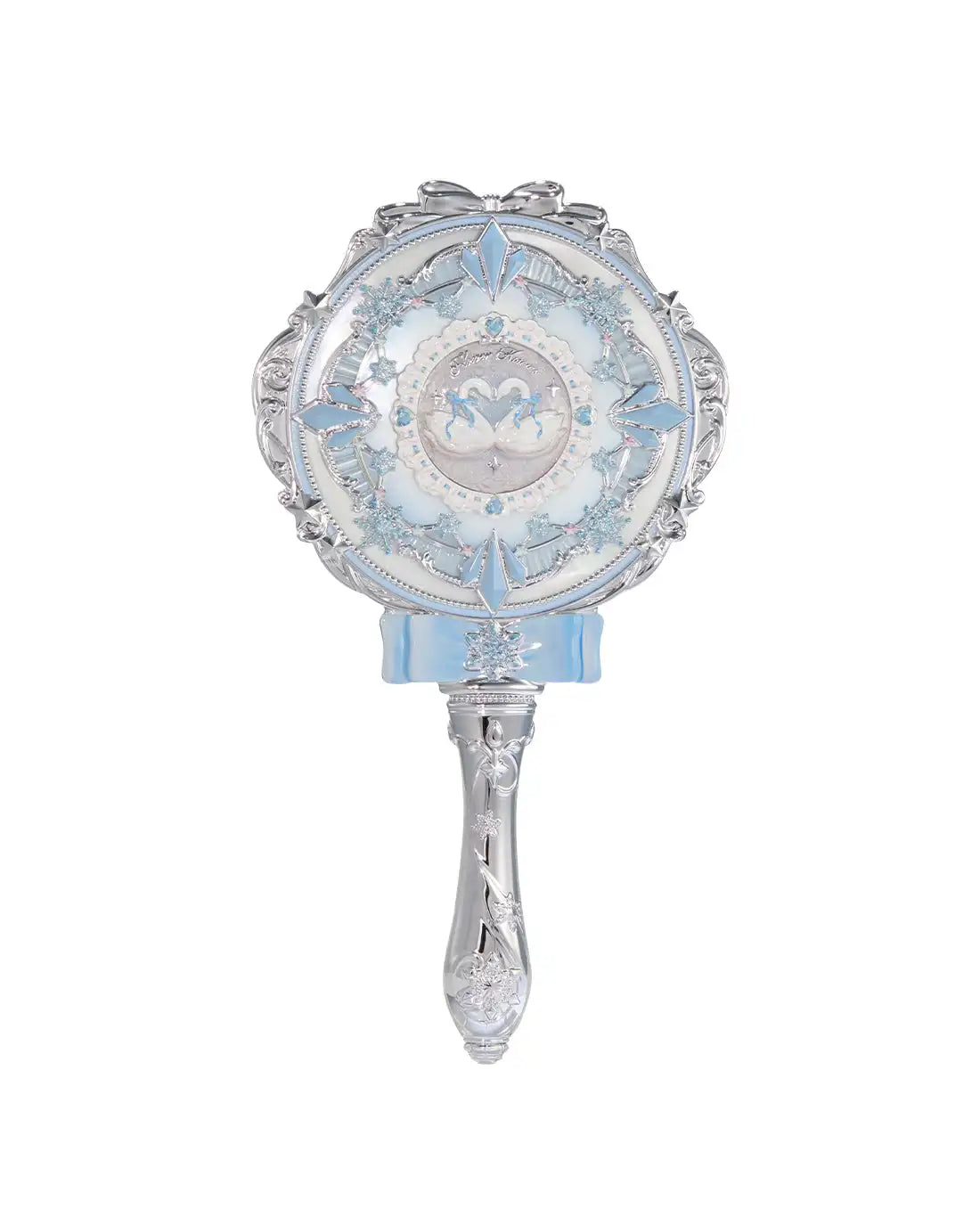 Flower Knows Snow Ballet Hand Mirror Fairytale Portable Makeup Mirror,Cute Collectible Cosmetic Mirror for Purse & Travel