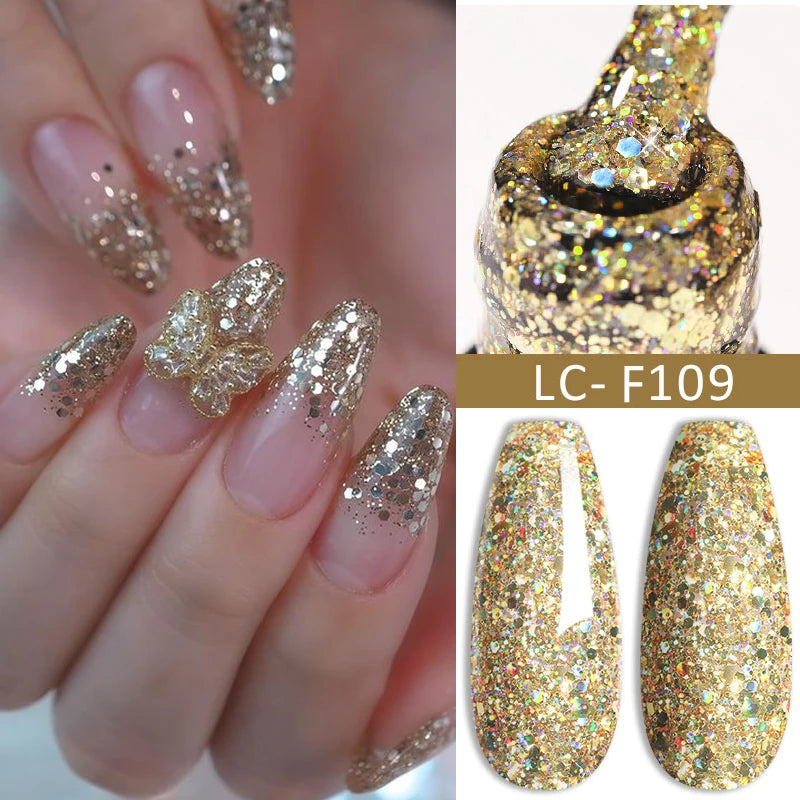 LILYCUTE 7ml Top Coat Function Gel Nail Polish Semi-permanent Soak off Reinforcement Base Gel For Nails Tools Gel Varnish