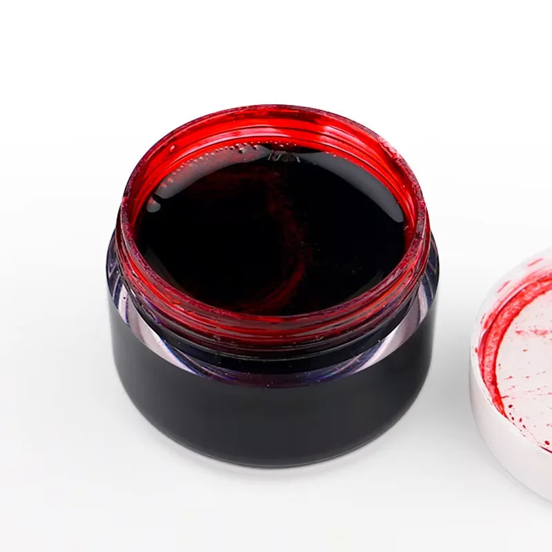 Halloween SFX Makeup Kit with Fake Blood Cream Plasma Cream And Special Effect Makeup Sponge for Zombie Vampire Monster