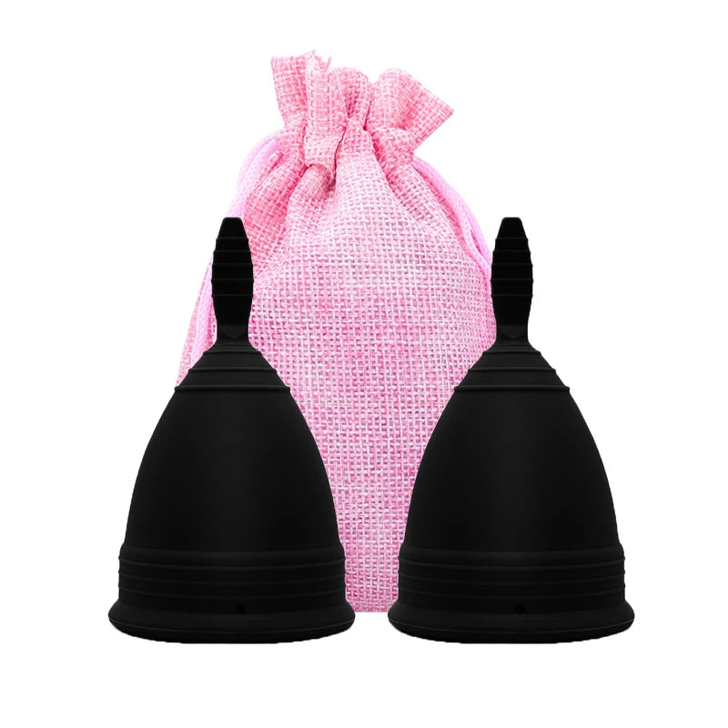 Medical Grade Silicone Menstrual Cup Upgraded Menstrual Cup Reusable Lady Period Cup Silicone Feminine Hygiene Copa Menstrual