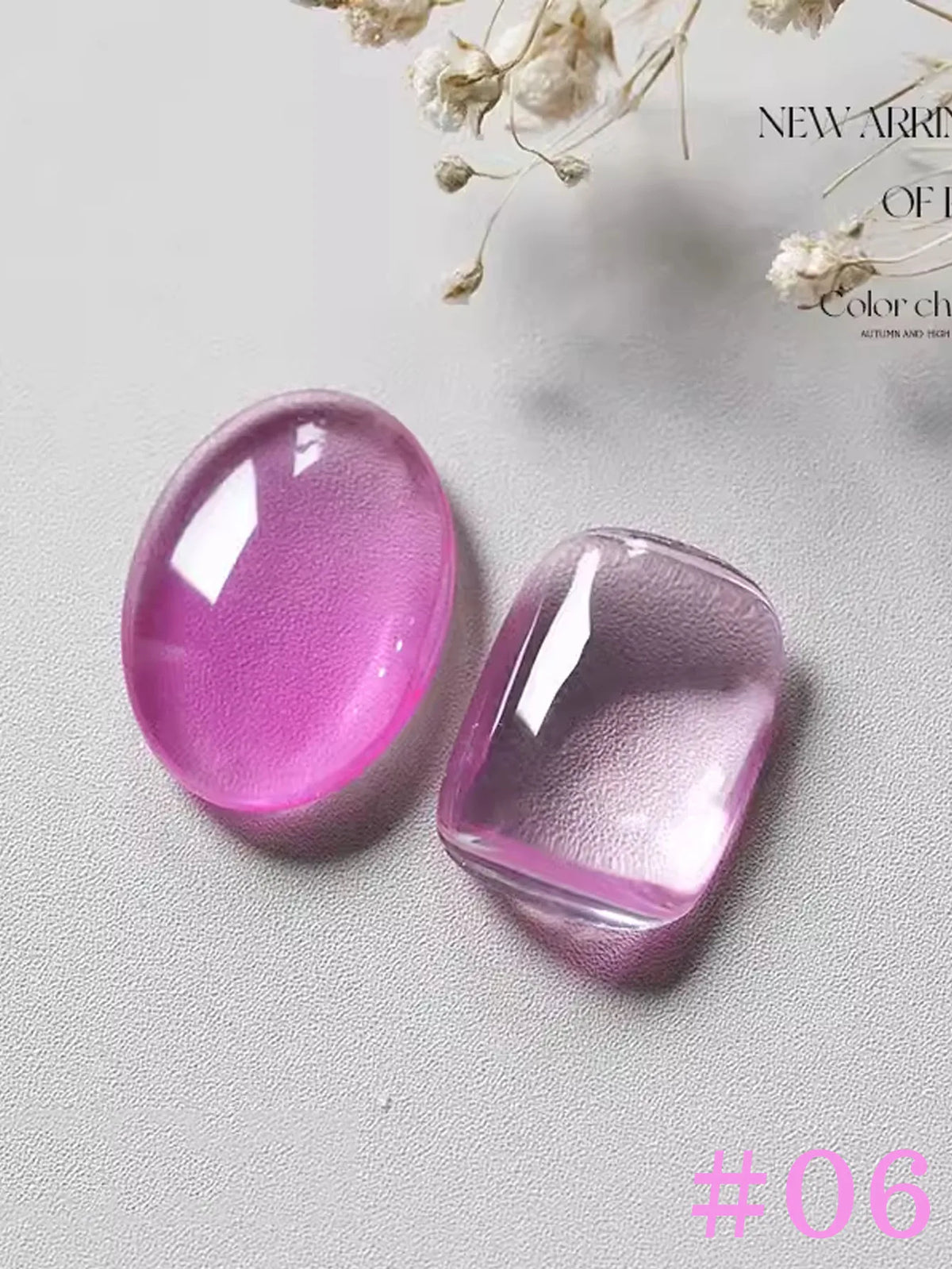 MIANEL 12ML Candy Glass Gel Nail Polish Set Ice-Clear Dopamine Spring Nails Fantasy Nail Art 1-10 Pcs