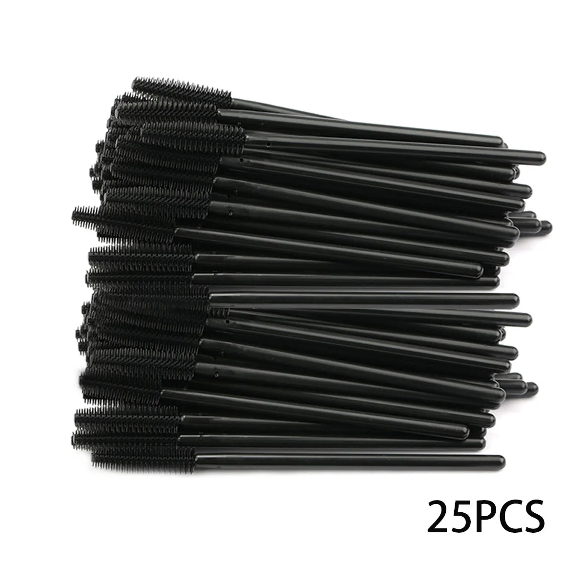 25/50pcs Eyelash Brush Silicone Gel Mascara Wands Applicator Eyelashes Spoolies Brushes For Lash Extension Eyebrows Accessories