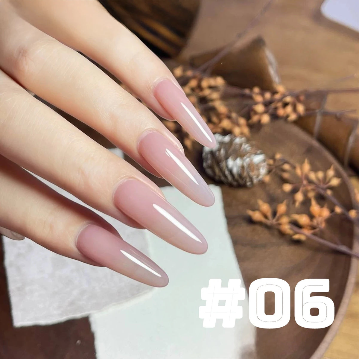 MIANEL 12ML Candy Glass Gel Nail Polish Set Ice-Clear Dopamine Spring Nails Fantasy Nail Art 1-10 Pcs
