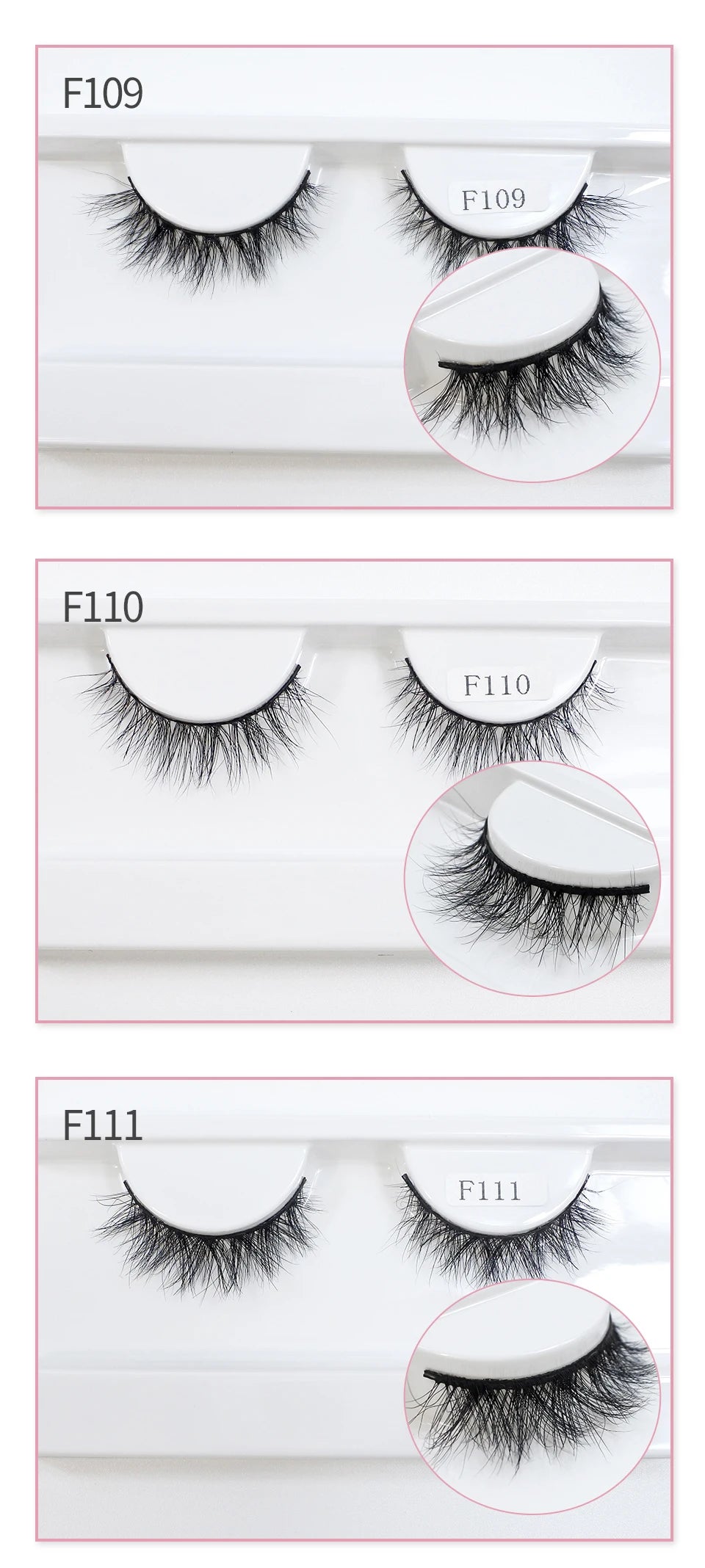 Natural Mink Lashes High Quality Fashion Classic Soft Full Strip Lashes Makeup 12mm Short Mink Eyelashes