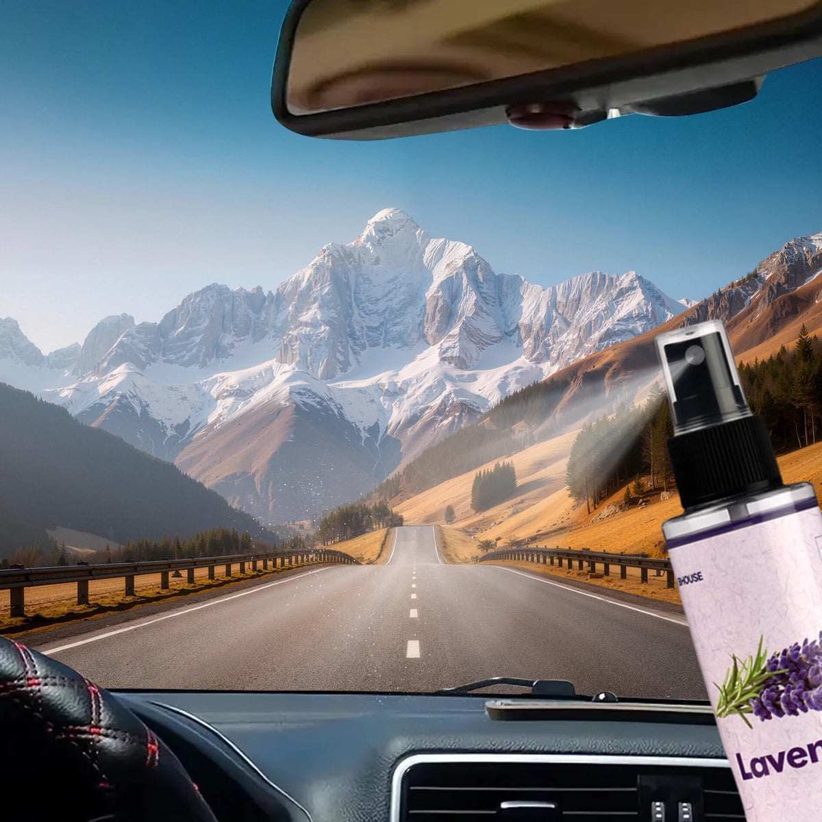 100ml LAVENDER-Scented Hand-Sprayed Air Freshener – Car Spray, Home Air Purifying & Deodorizing Fragrance