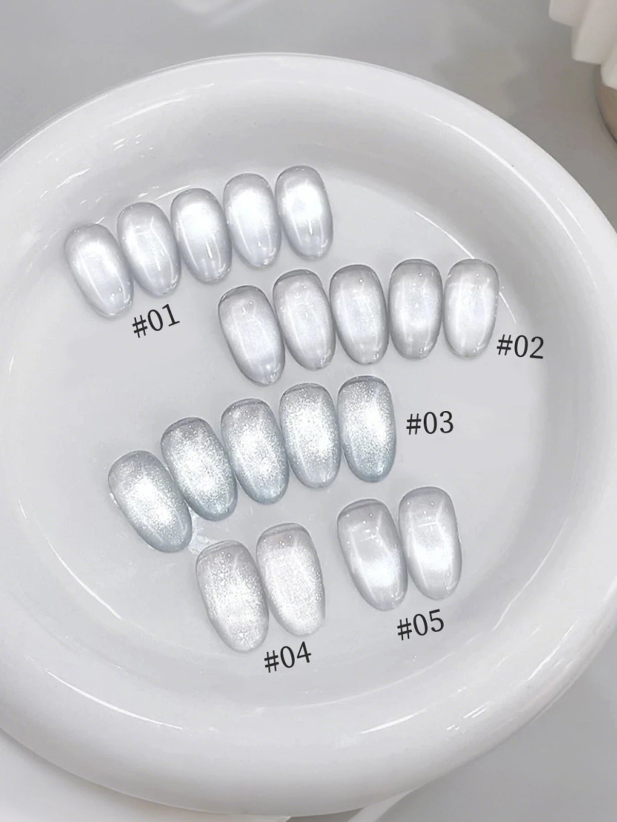 MN 12ML Autumn And Winter Ice Transparent Jelly Boiled Water Cat Eye Gel Nail Polish Perfect For Christmas Halloween White Nail