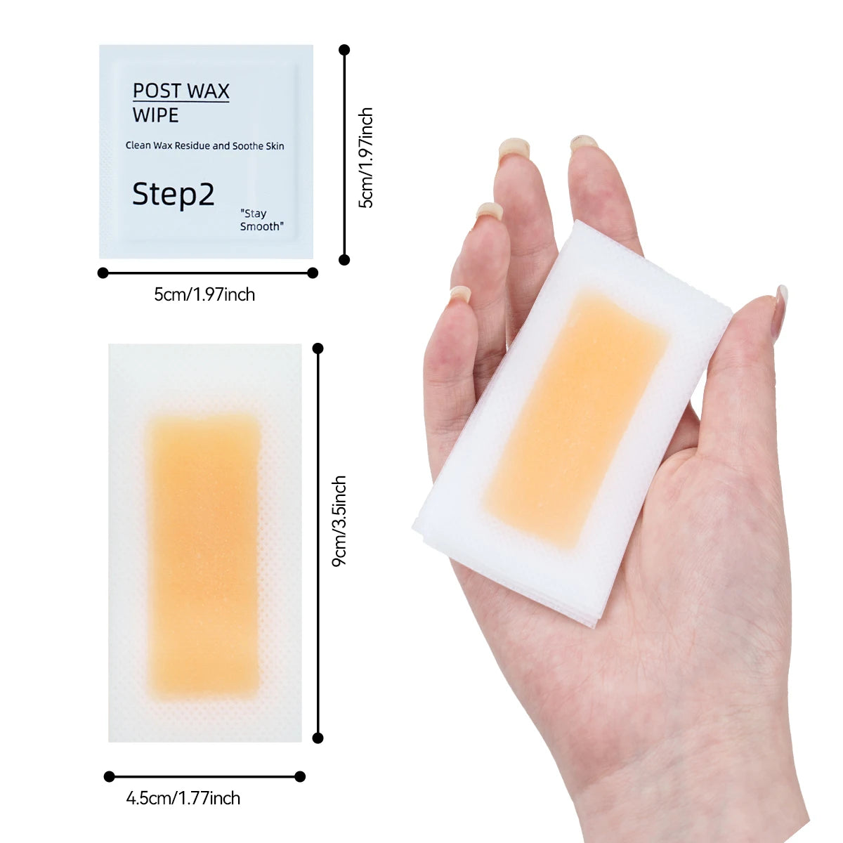 25Pcs Double-sided Body Hair Removal Wax Set Honey Scent Mild Hypoallergenic Formula Full Body Hand Face Depilation Wax Kit