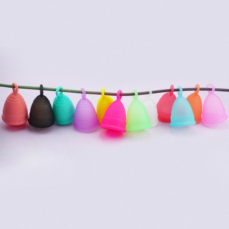Medical Silicone Menstrual Cup 50pcs Certified Lady Menstruation Wear Period Cups Coletor Mesntrual Femenino Hygiene Products
