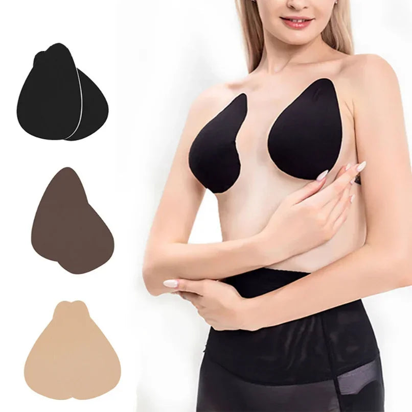 Nipple Cover Silicone Breast Shields Petals Self Adhesive Woman Bust Lift Chest Stickers Invisible Sticky Bra Pasties Booby Tape