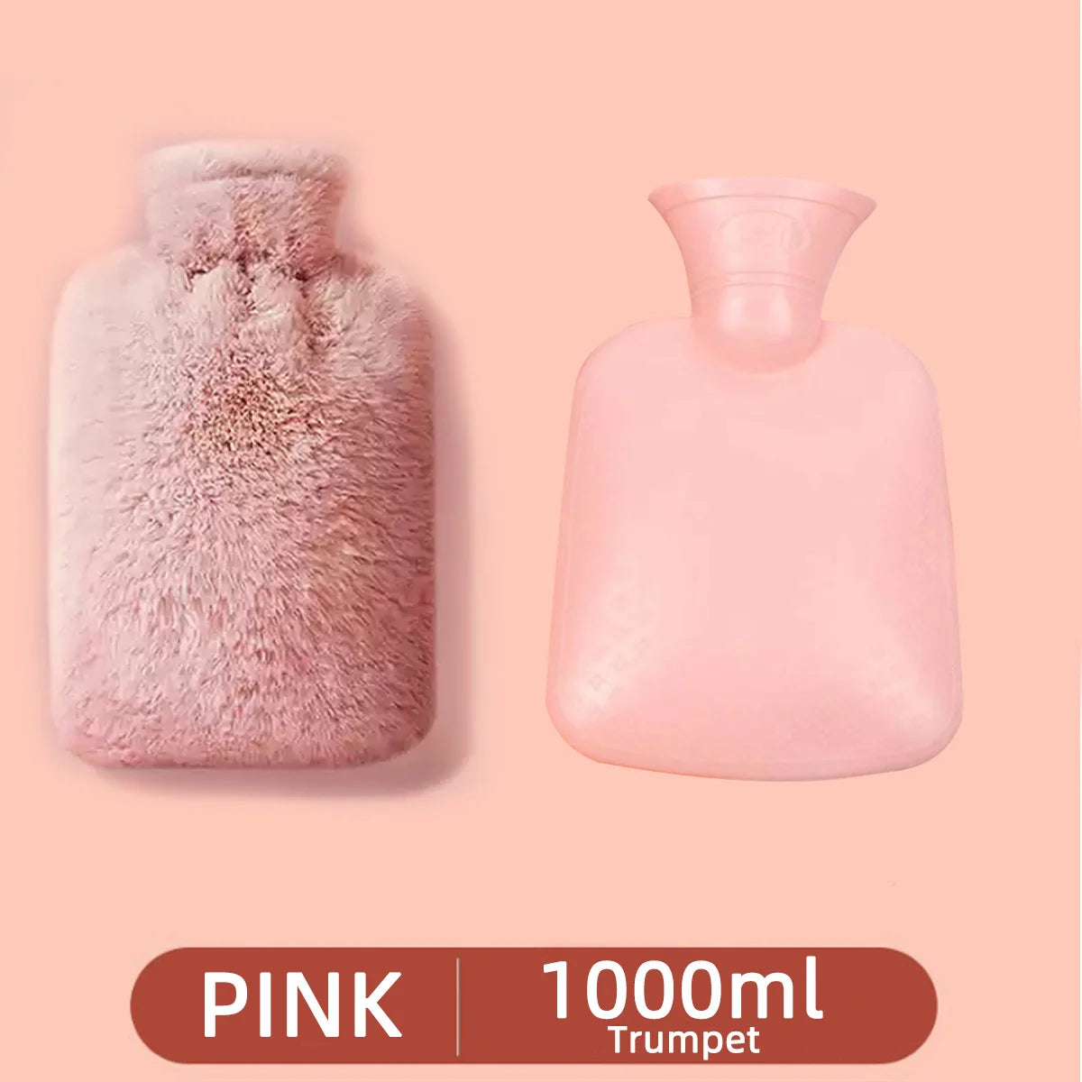 Water Filled Hot Water Bottle Classic Hot Water Bag Men's and Women's Home Outdoor Hot Water Bag Perfect Gift for Relieving Pain
