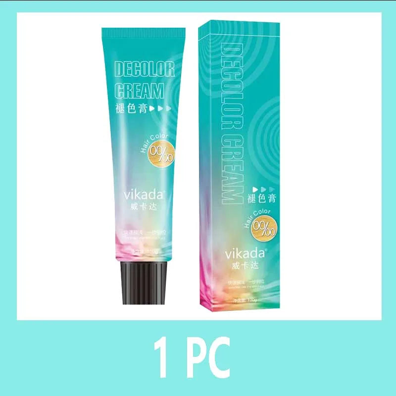9 Degrees Hair Bleach Color Fading Paste White Gold Tasteless Bleaching Agent for Salon Home Use Professional Styling