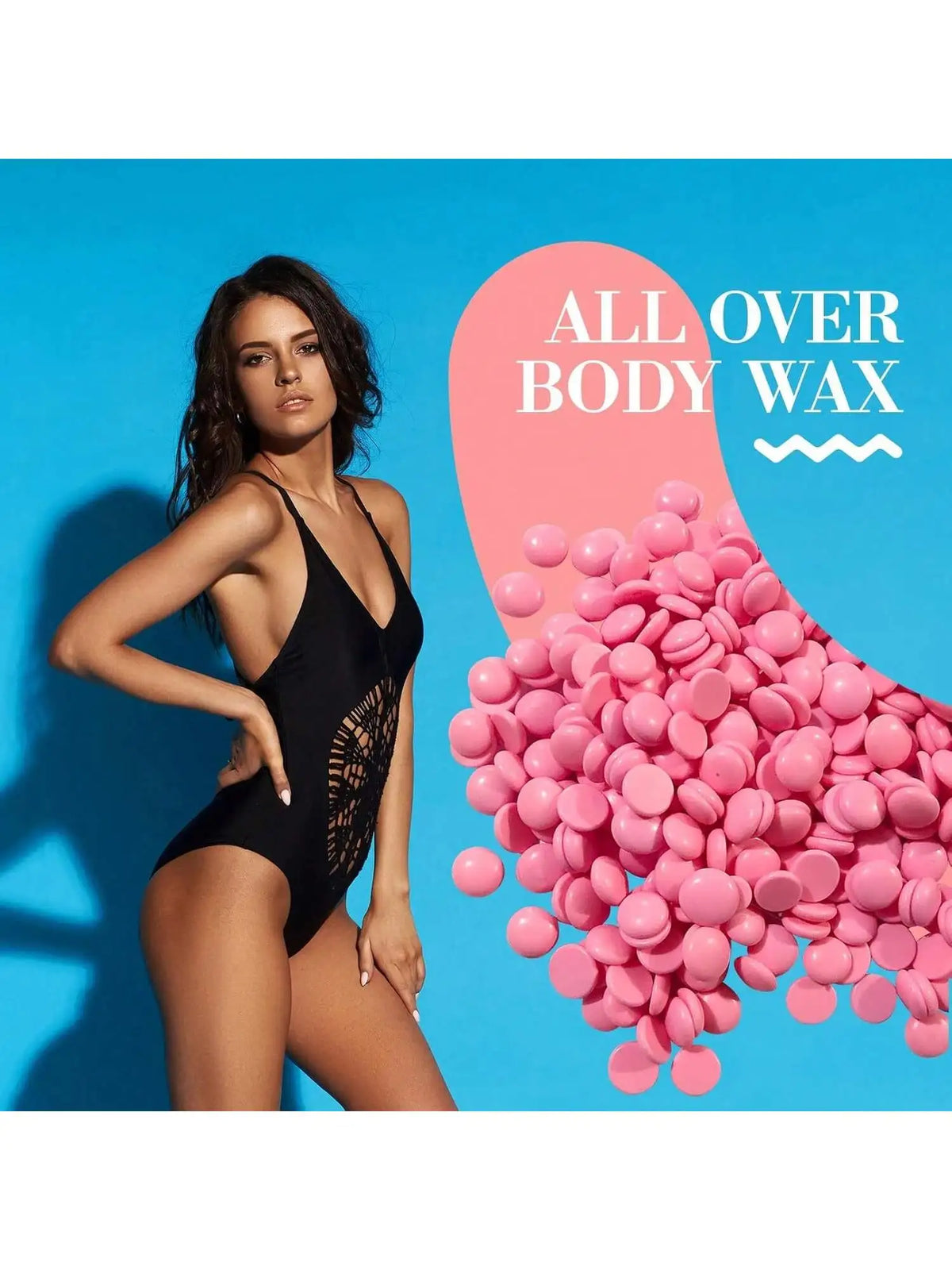 Waxing Kit Hair Removal Women Men Wax Warmer Hair Removal At Home With 5 Bags Wax Beans Body Waxing For Eyebrows Nose Cheeks Arm