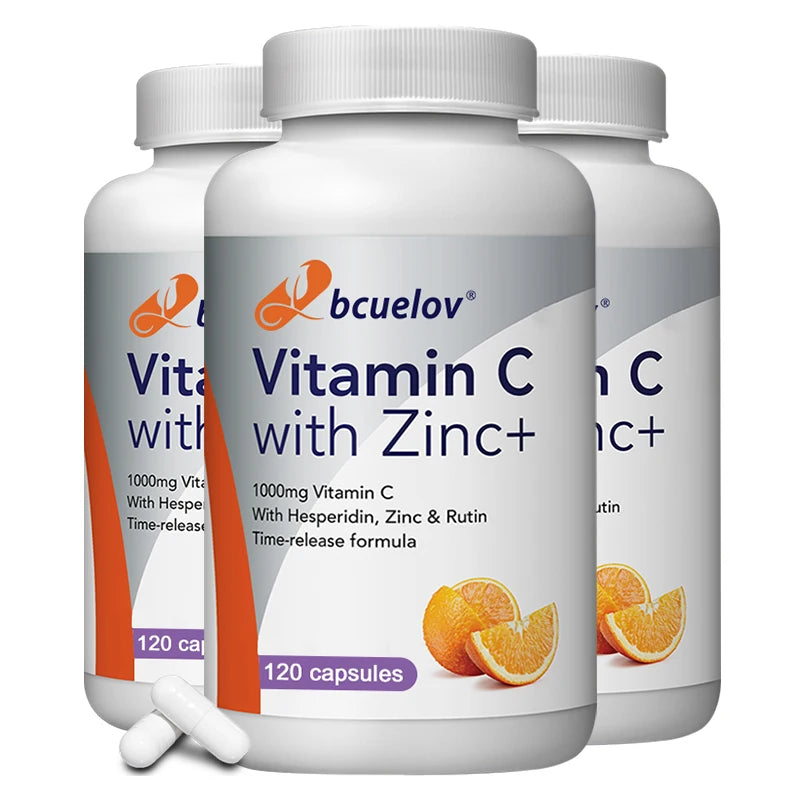 Vitamin C Capsules 1000mg - Antioxidant, Promotes Collagen Production,Support Liver Health,Boost Immunity