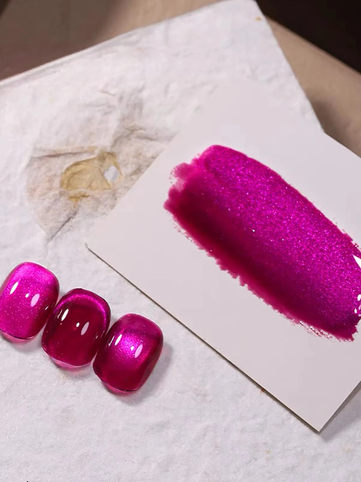 1-12pcs WS Autumn Winter Nails Golden Red Cat Eye Gel Nail Polish Whitening Popular Dopamine Nail Shop Nail Art Nail Supplies