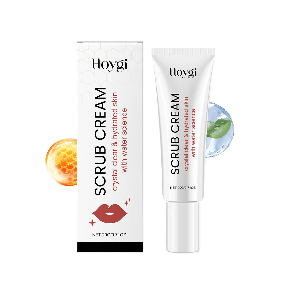 Hoygi Propolis Honey Lip Exfoliating Scrub Hydrating Vertical Lip Fine Lines Plump Full Lips Daily Lip Treatment Makeup Primer