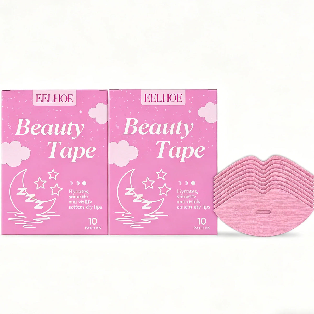 Nighttime Lip Care Lip Mask Patch- Deeply Moisture Surge,Smooths Lip Lines & 3D Contoured Fit,Anti-Chapping, Smooth Fine Lines