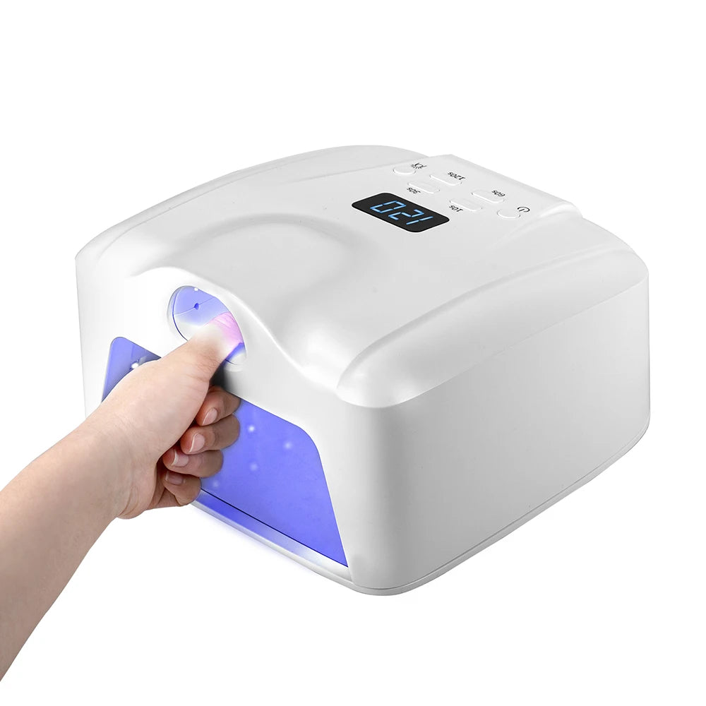 Dual Use Nail Lamp Cordless Manicure Dryer Wireless UV Light 78LEDs Fast Nail Gel Curing Smart Auto Sensor With Single Thumb Nai